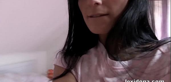  Lexidona - Self filmed masturbating on my bed